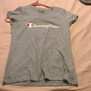 Kids grey champion shirt